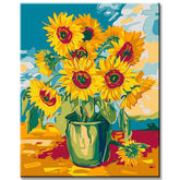 Painting by Numbers Master Van Gogh Sunflowers